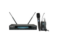 Glemm Microfone Mão s/ Fios + Lapela + Emissor + Receptor UHF Glemm Microfone Mão s/ Fios + Lapela + Emissor + Receptor UHF